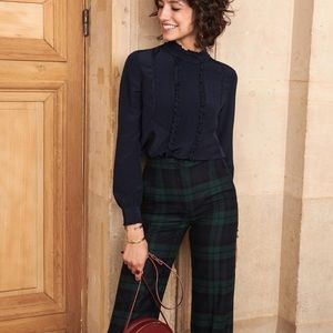 Sezane High-waisted Laine Trousers NWT